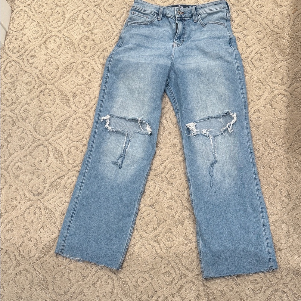 HOLLISTER Distressed High-Rise Vintage Baggy Jeans